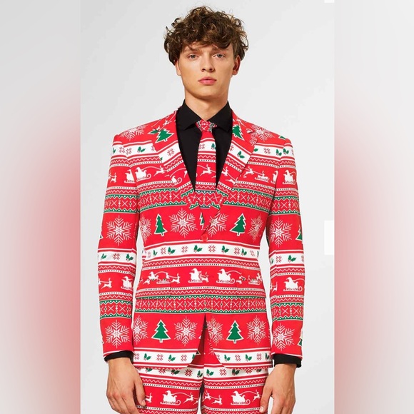 Mens Suits Christmas Suit Coat Mens Sport Coats And Blazers Big